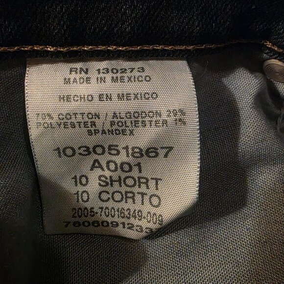 LEE Relaxed Fit NWT Est 1889 Women's 10 Short Premium Dark Jeans Denim Stretch - Picture 6 of 6